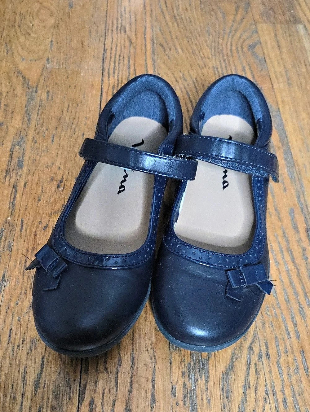 Nina Girls Navy Blue Mary Jane Dress Shoes